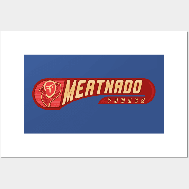 Meatnado Pawnee Wall Art by DCLawrenceUK